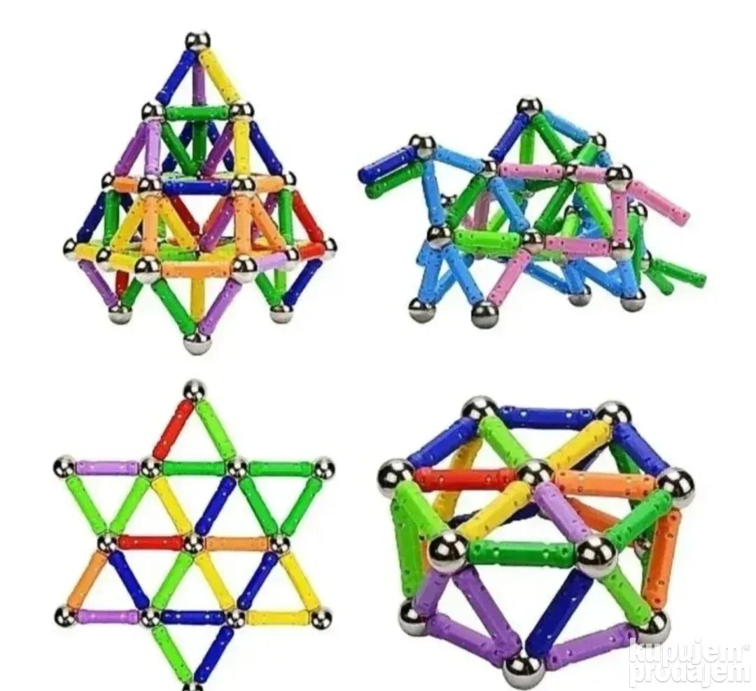 Magnetni štapići – kreativna igra za decu