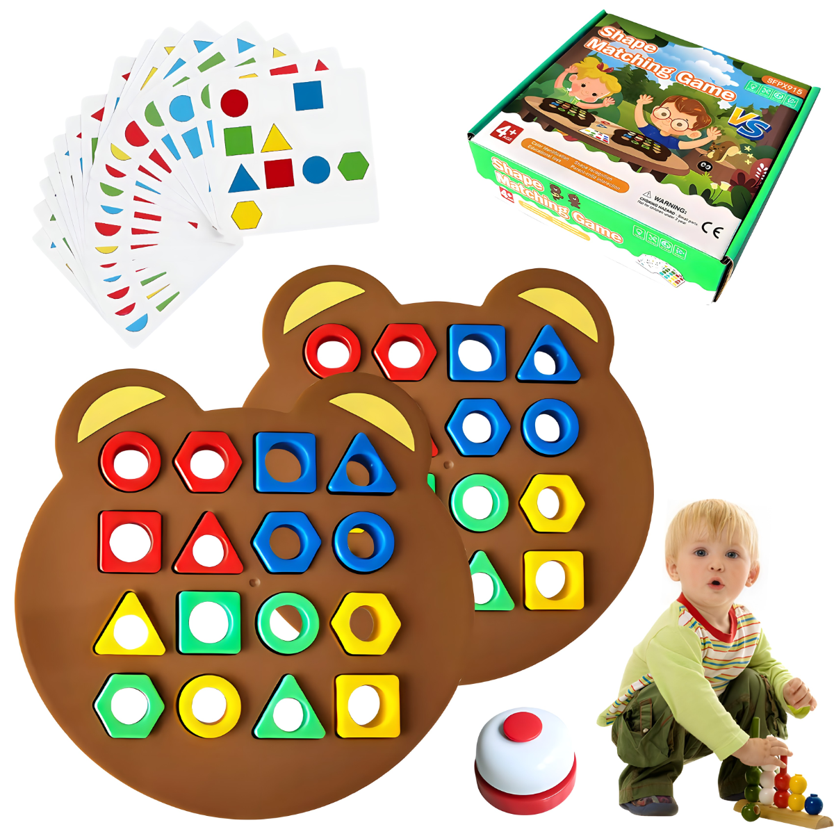 Društvena igra za decu - 3D puzle u bojama - Besplatna dostava