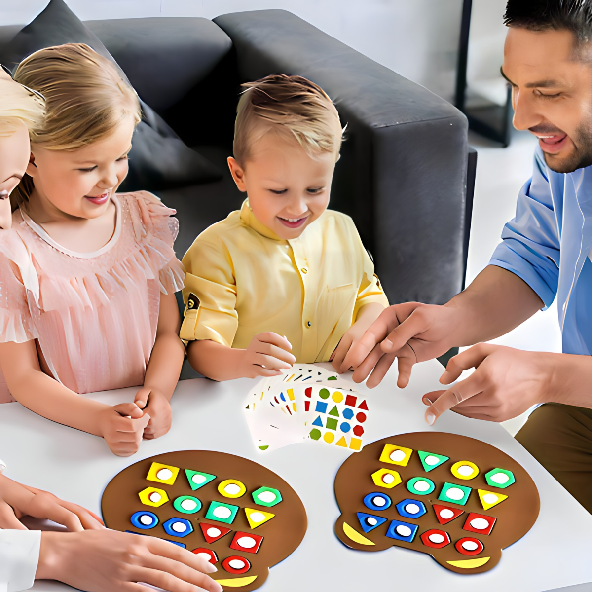 Društvena igra za decu - 3D puzle u bojama - Besplatna dostava