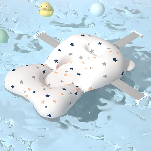 Rasklopiva mini kada za kupanje beba sa jastukom i termometrom