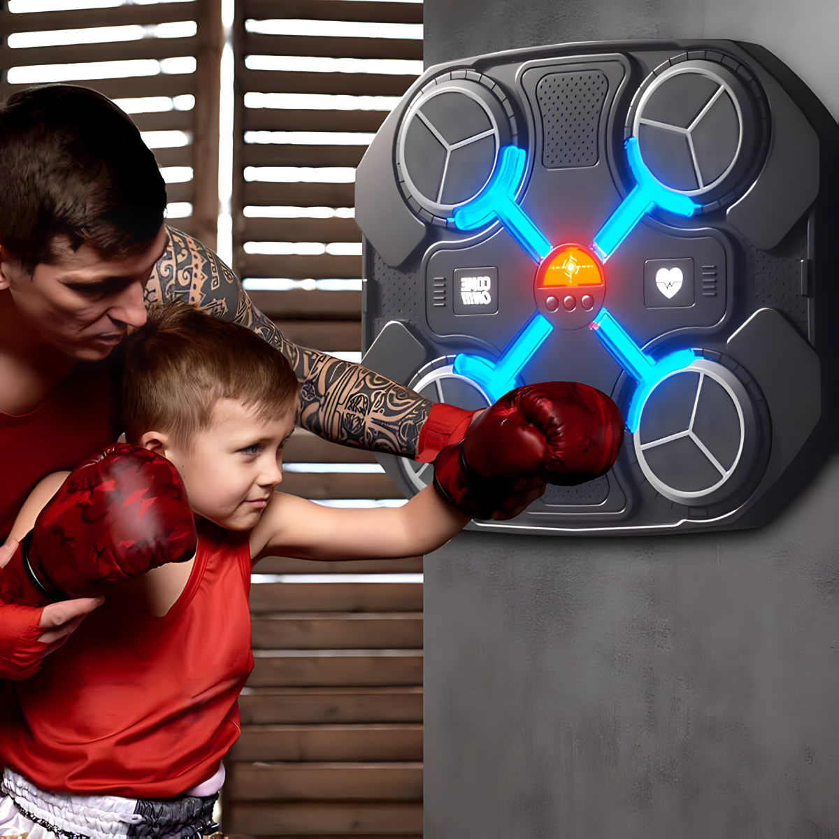 Set muzička tabla i rukavice za boks - Zabava i trening za sve uzraste