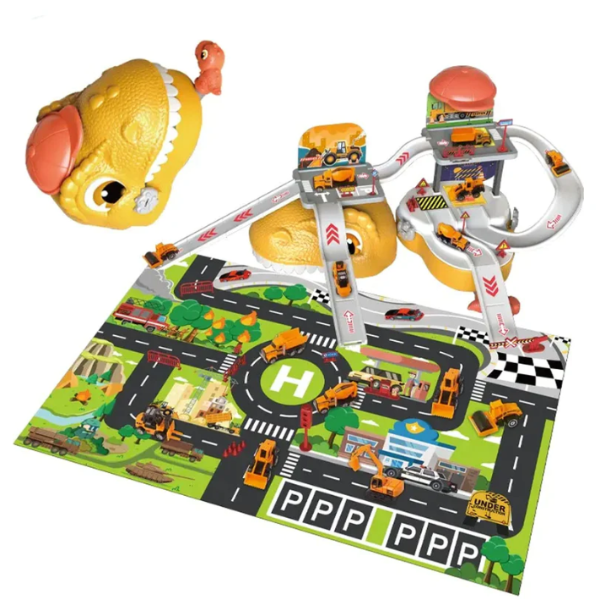 Dino 2 u 1 - kofer i autići