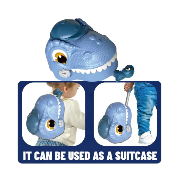 Dino 2 u 1 - kofer i autići