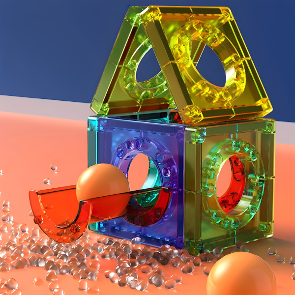 Magnetne kocke 45 delova 3D magnetne plocice