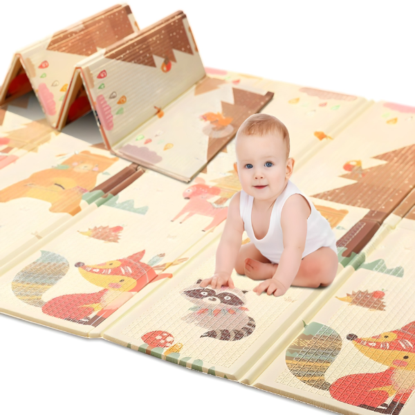 Mekana i neklizajuća podloga za igranje bebe 180x200