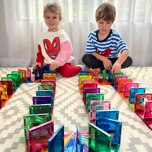 Magnetne kocke 45 delova 3D magnetne plocice