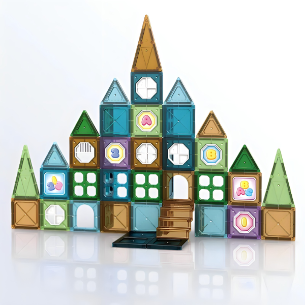 Magnetne kocke 45 delova 3D magnetne plocice