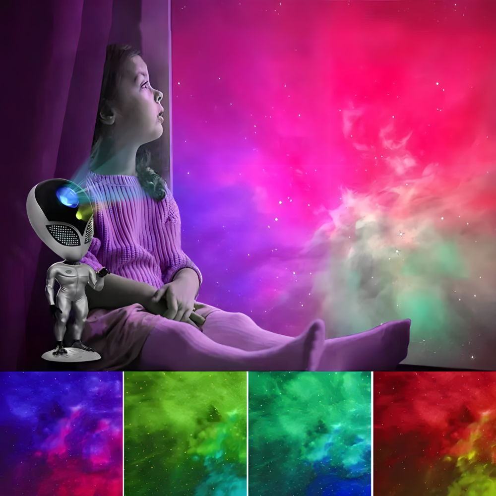 Galaxy projektor - Alien lampa za zvezdano nebo