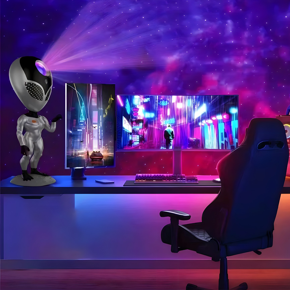 Galaxy projektor - Alien lampa za zvezdano nebo