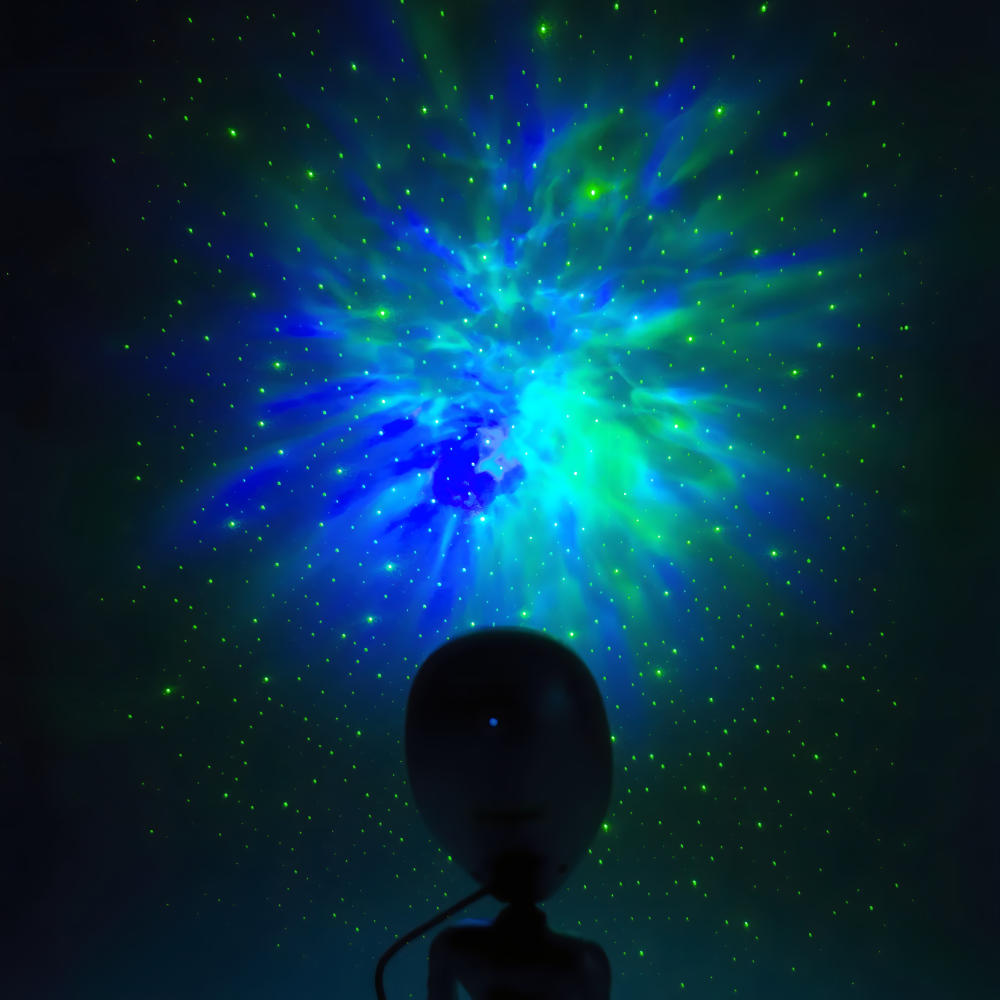 Galaxy projektor - Alien lampa za zvezdano nebo