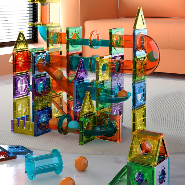 Magnetne kocke 45 delova 3D magnetne plocice