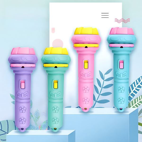 Mini projektor za decu sa šarenim motivima