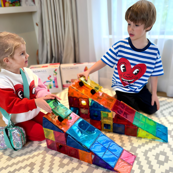 Magnetne kocke 45 delova 3D magnetne plocice