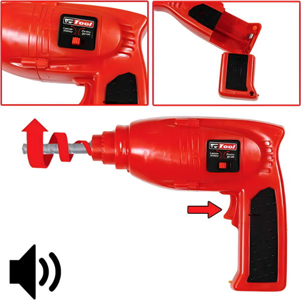 Set alata 2u1 - kofer koji postaje radni sto