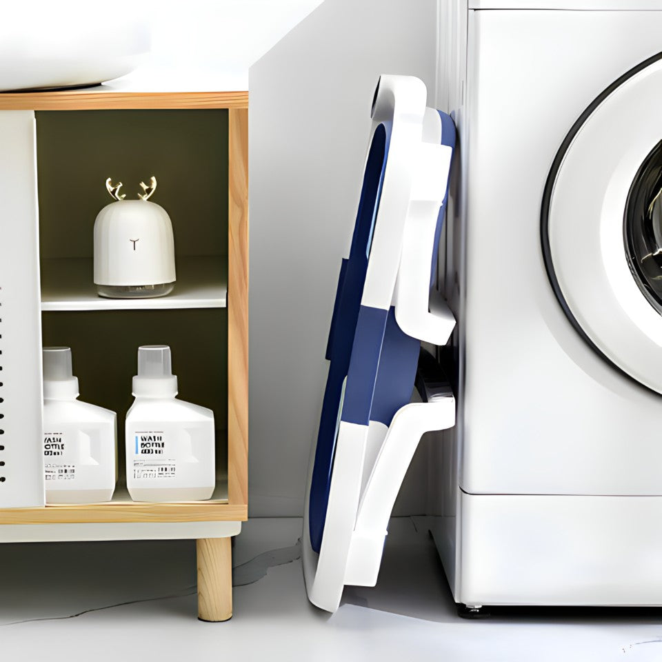 Rasklopiva mini kada za kupanje beba sa jastukom i termometrom