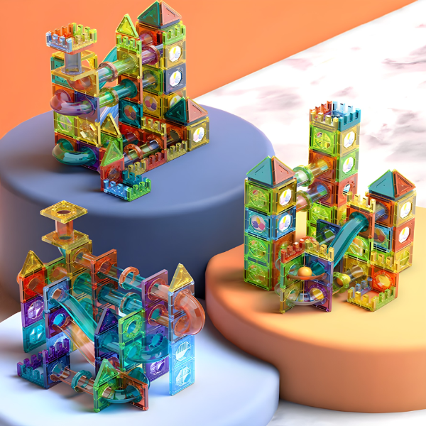 Magnetne kocke 45 delova 3D magnetne plocice